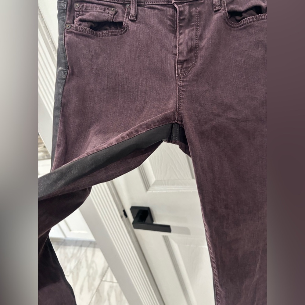 Vince Dylan Skinny Wine Red Jeans Size:27 , Womens - Picture 14 of 16